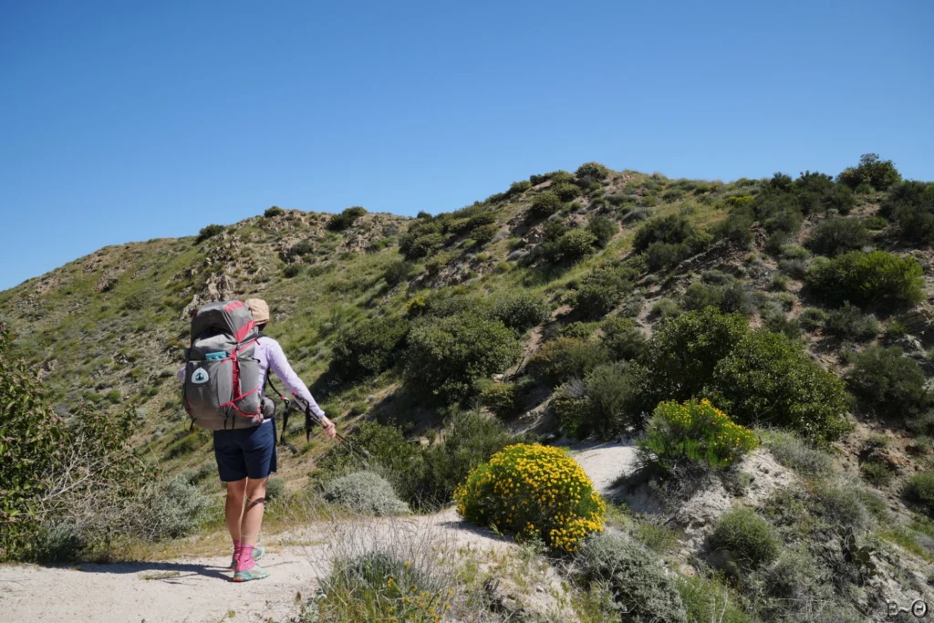 J16 Hélène au col de Yucca