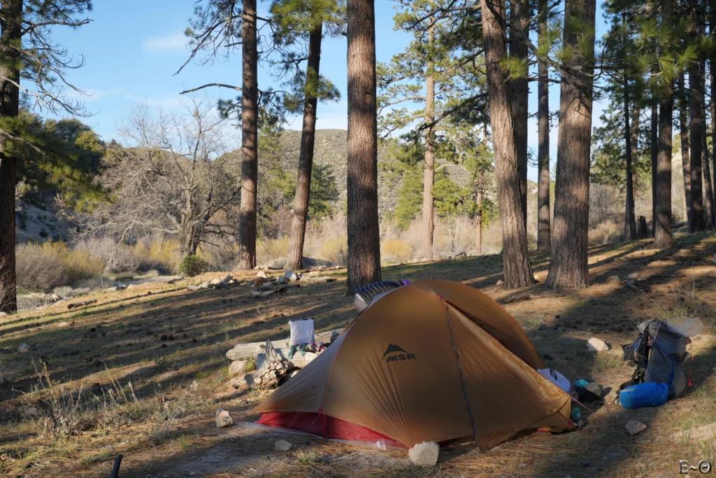 J21 Campsite d’Holcomb Creek