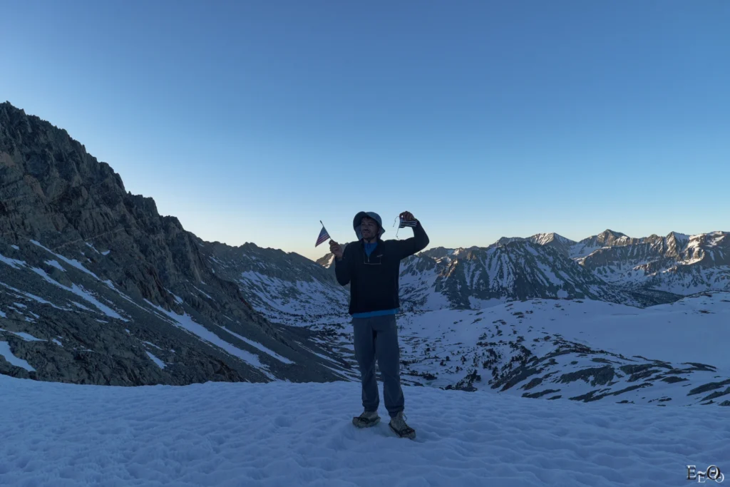 J61 Benjamin au col de Pinchot Pass