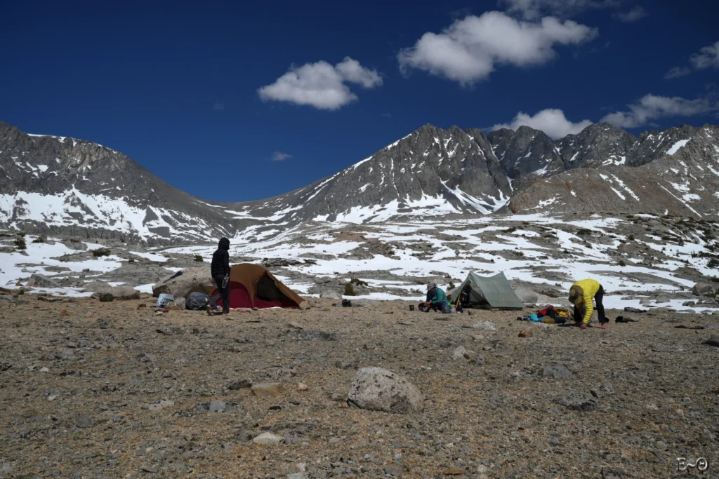 J61 Le camp site du soir