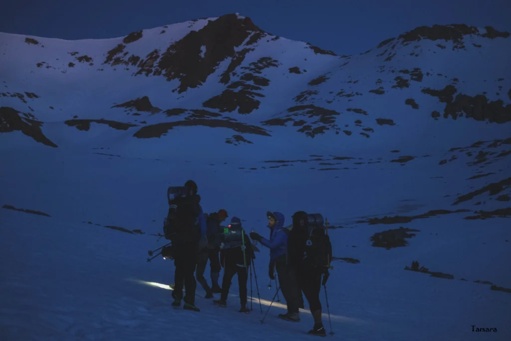 J61 Point navigation sous Pinchot Pass