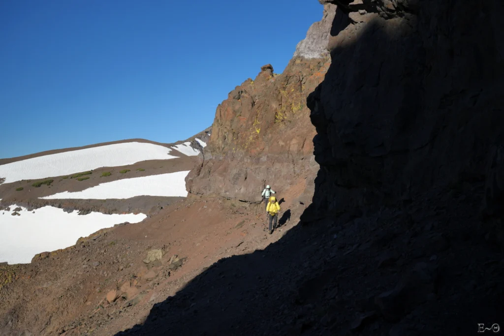 J82 Au passage de la brêche sous Leavitt Peak