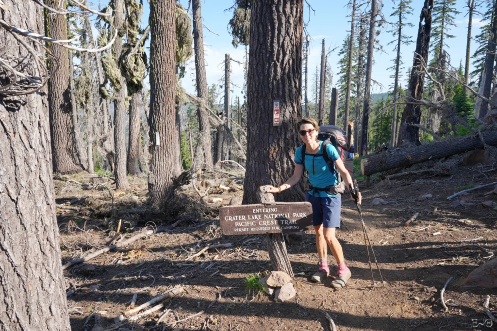 J111 L’entrée du Parc de Crater Lake